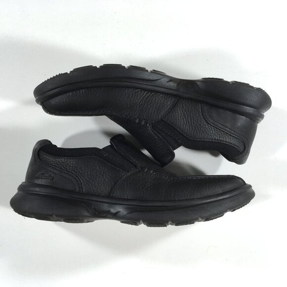 Clarks Bradley Step Slip On Oxfords Mens Size 8.5M Black Leather main image 9